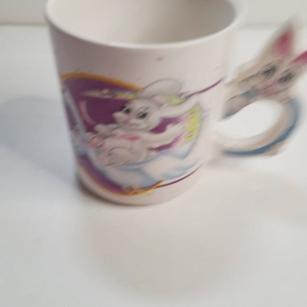 Vintage Kitsch Psychedelic Bunny Rabbit Kawaii Bunny Handle Quirky Coffee Mug - Picture 7 of 15